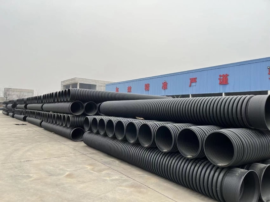 GKBM Greenpy SN2 SN4 HDPE PE dubbele wand gegolfde buis DN200-DN500