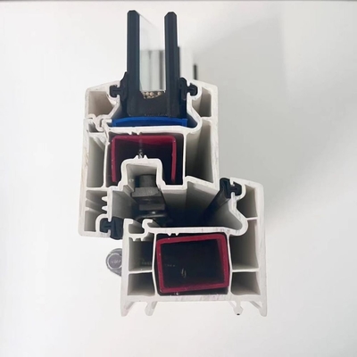 Witte UPVC ruitprofielen Warmteisolatie GKBM 60 Sereis