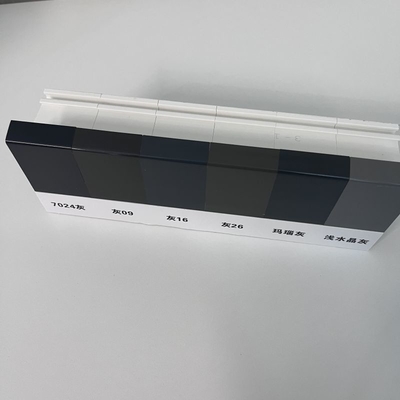 Grijze UPVC Casement Window Profiles GKBM Nieuwe 60B Thermische Isolatie