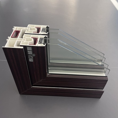 GKBM 105 serie UPVC schuifvensterprofielen Witte structurele componenten